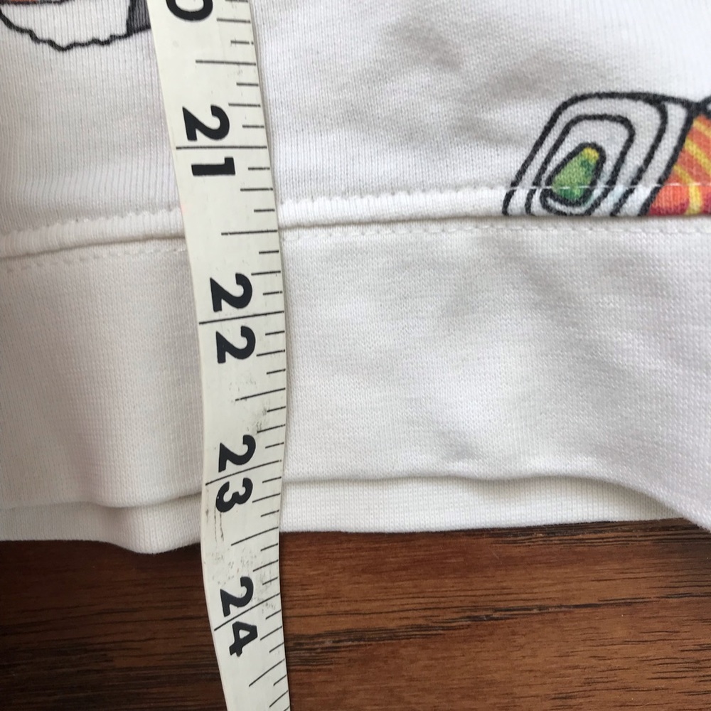 Sushi print French terry sweatshirt - Picture 7 of 7